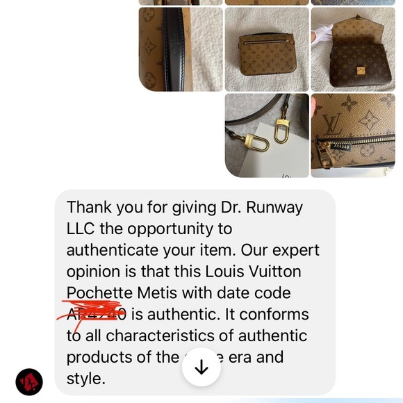 SOLD OUT “”Louis Vuitton pochette metis reverse in an excellent - Picture 10 of 10